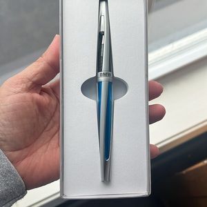 BMW OEM GEL PEN BLACK INK M3 M5 M7 i8 i4 i3 Titanium Blue Silver Steel Carbide